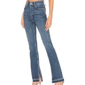 Free People We the Free Emmy Split Hem Bootcut Jean (28)